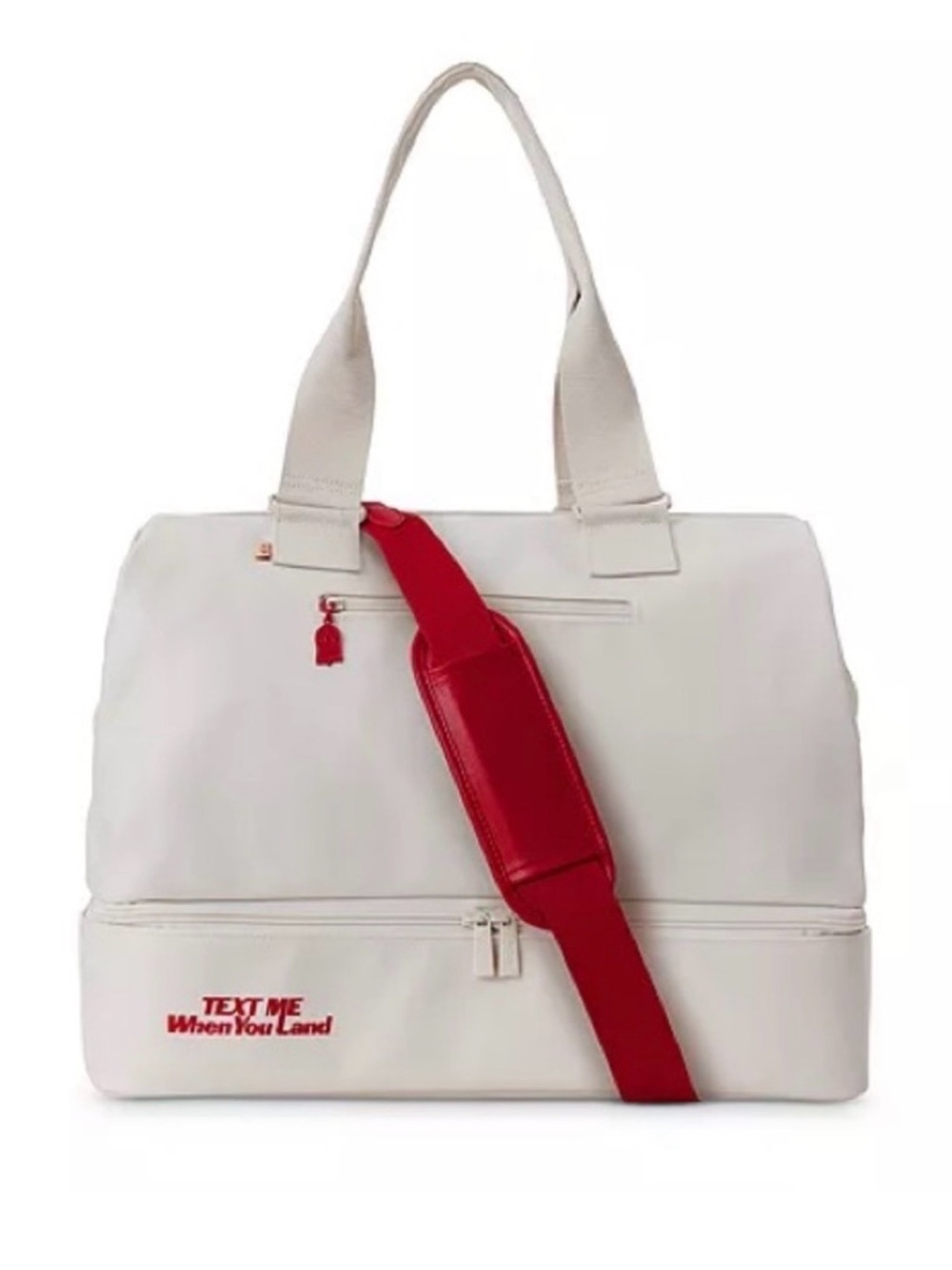 Beis x lonely ghost white weekender